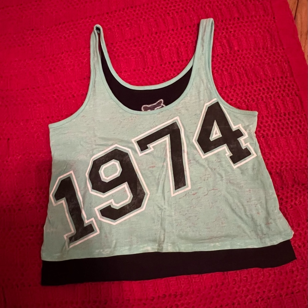 Fox racing crop tank top